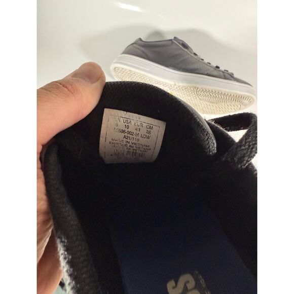 K-Swiss Court Pro II CMF Black Leather Low Top Sneakers Men’s Size 10 - Picture 6 of 6